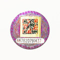 Customized Logo Adhesive Sticker Printing anti-counterfeit PET QR Code Security Label